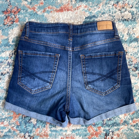 Aeropostal High Waisted Midi Shorts Size 00 - Picture 2 of 2